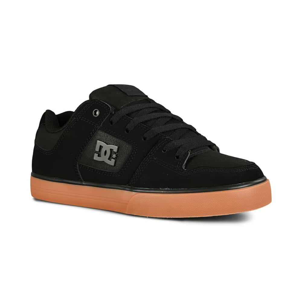 DC Pure Skate Shoes - Black/Gum