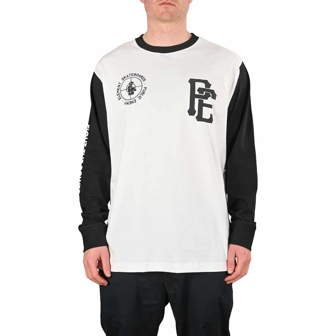 Element x Public Enemy Target Ringer L S T Shirt Supereight