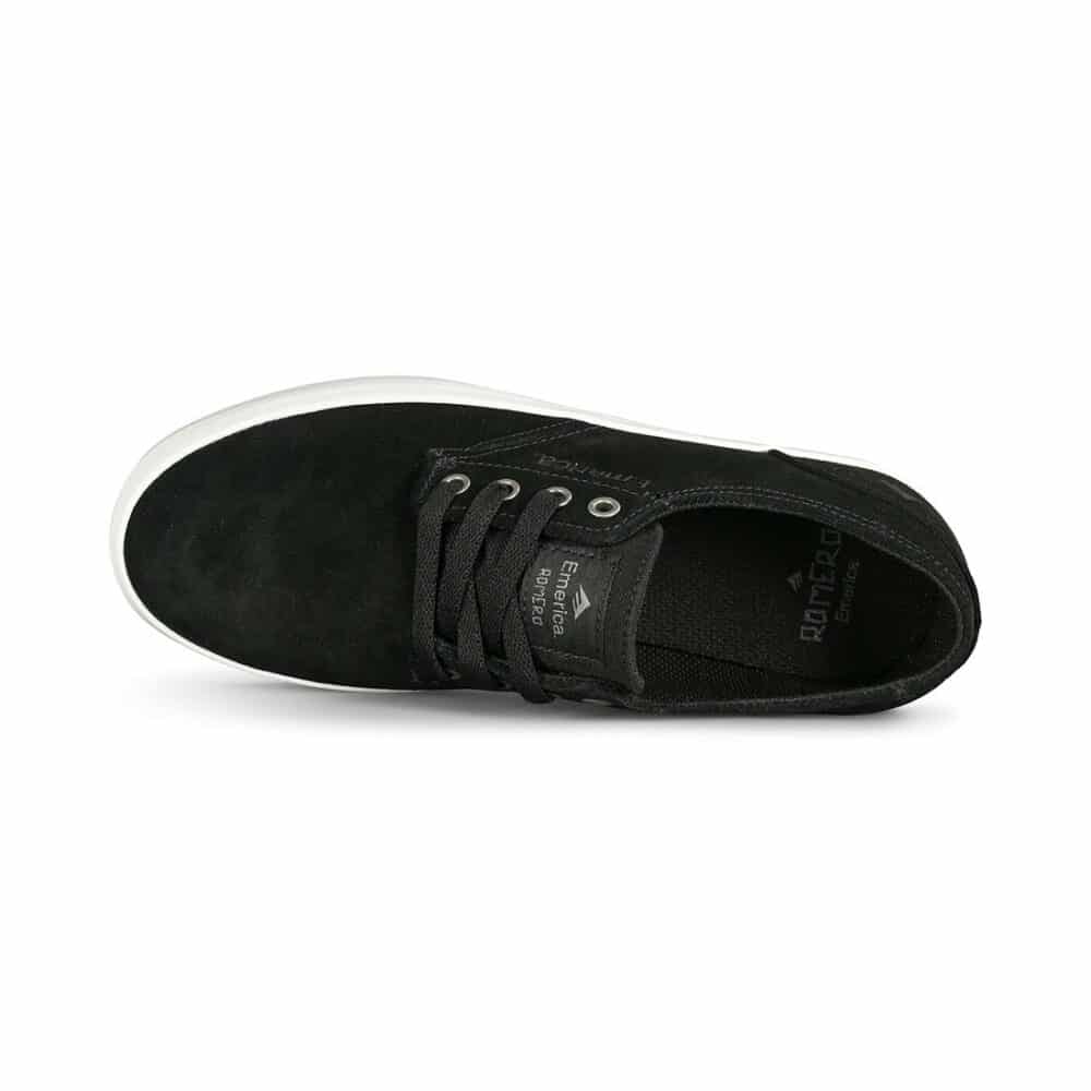 Emerica Romero Laced (Youth) Skate Shoes - Black/White/Gum