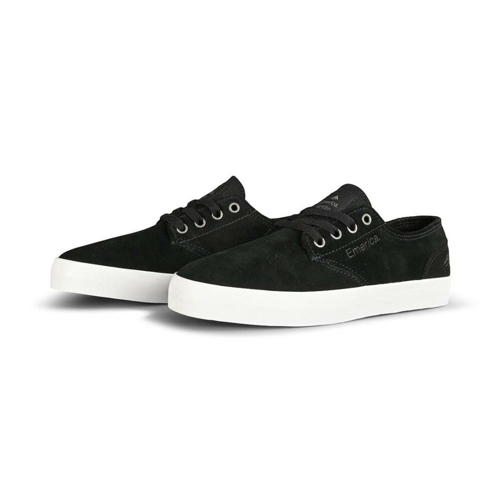 Emerica Romero Laced (Youth) Skate Shoes - Black/White/Gum