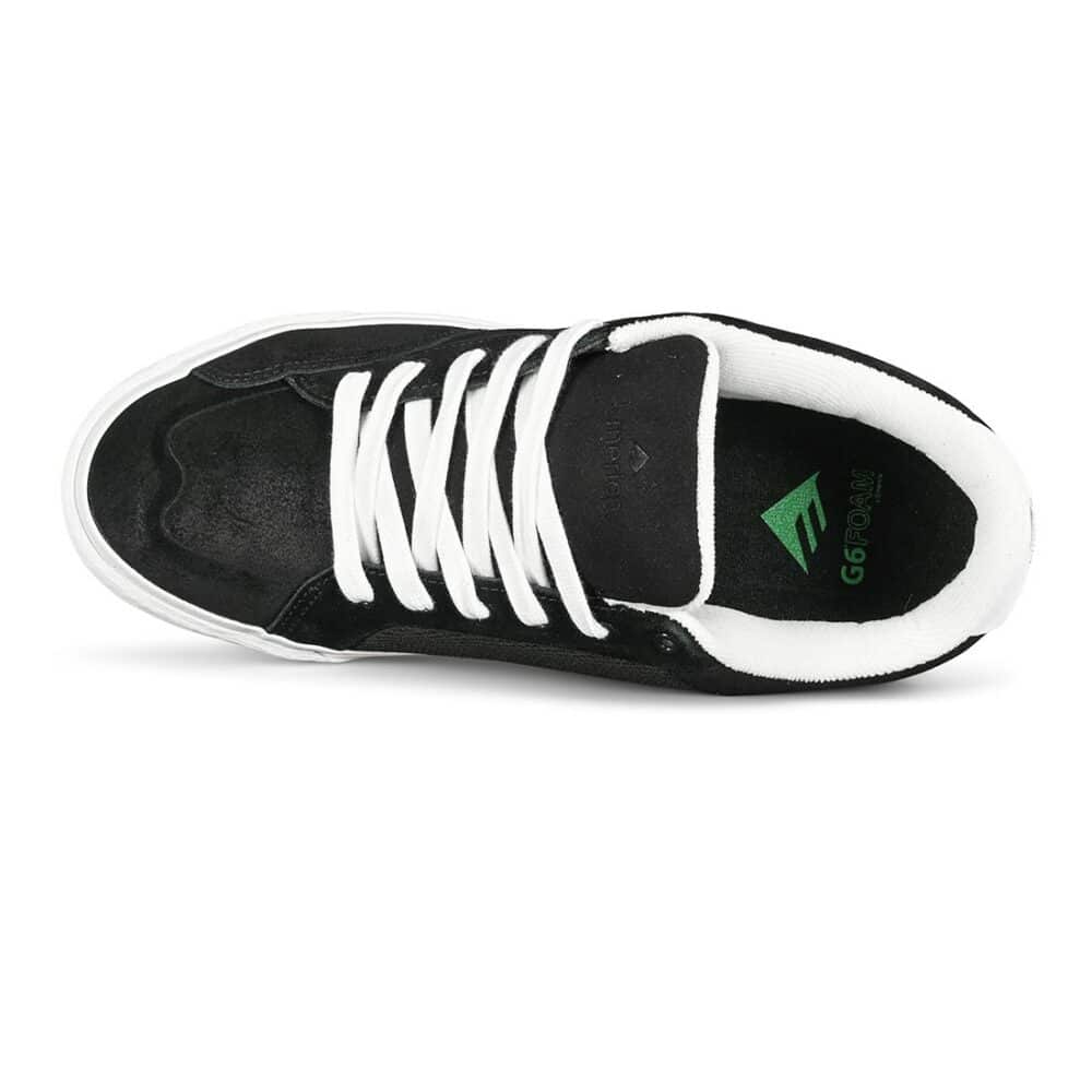 Emerica Temple G6 Vulc Skate Shoes - Black/White