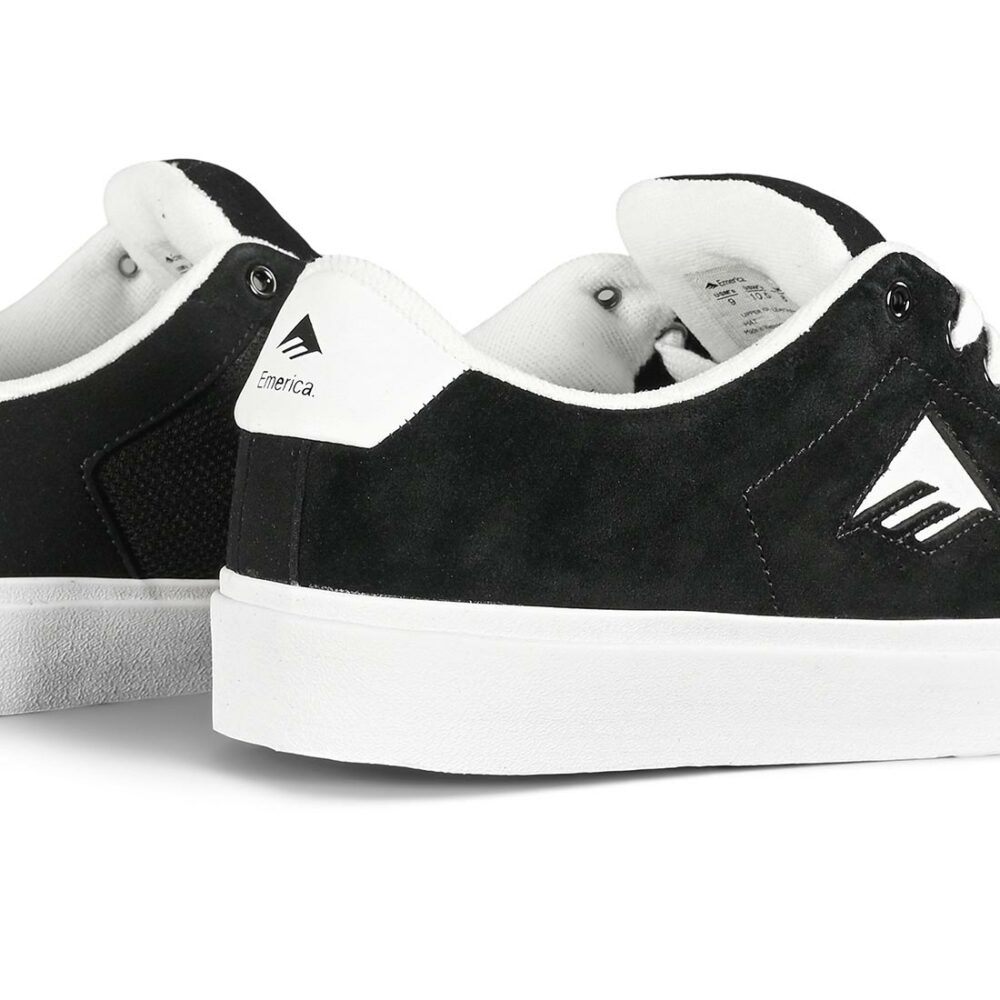 Emerica Temple G6 Vulc Skate Shoes - Black/White