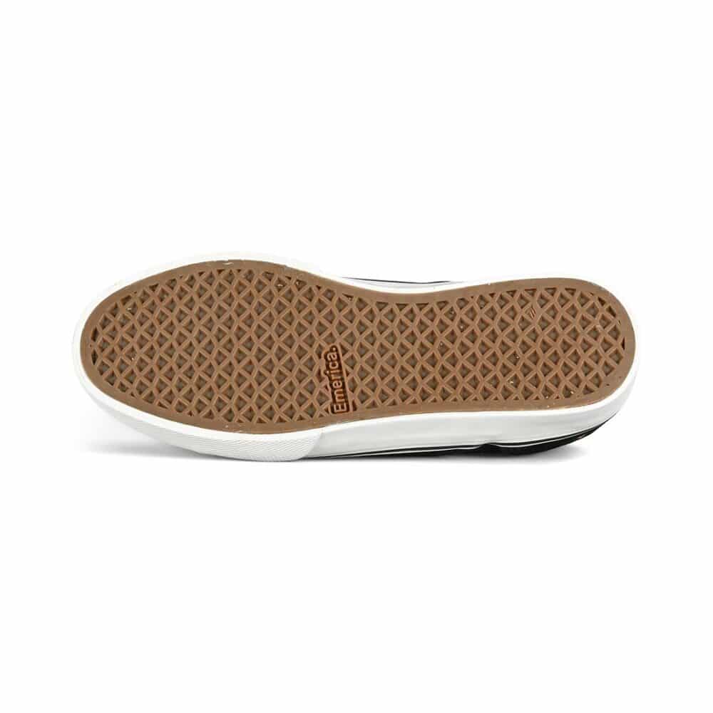 Emerica Wino G6 Slip-On (Youth) Skate Shoes - Black/White/Gold