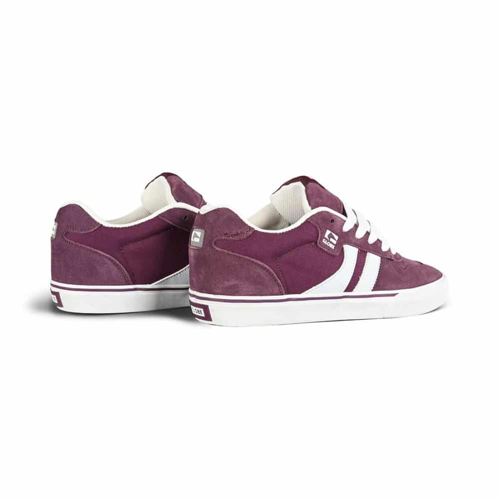 Globe Encore 2 Skate Shoes - Beetroot/White