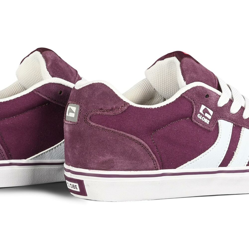 Globe Encore 2 Skate Shoes - Beetroot/White