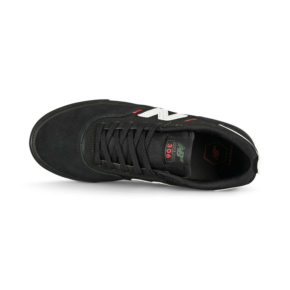 New Balance Numeric 306 Jamie Foy Skate Shoes - Black/Red