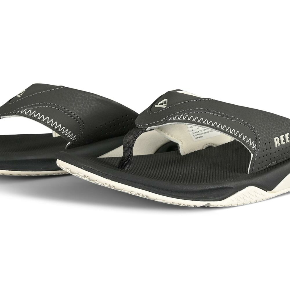 Reef Fanning Sandals - Raven/White