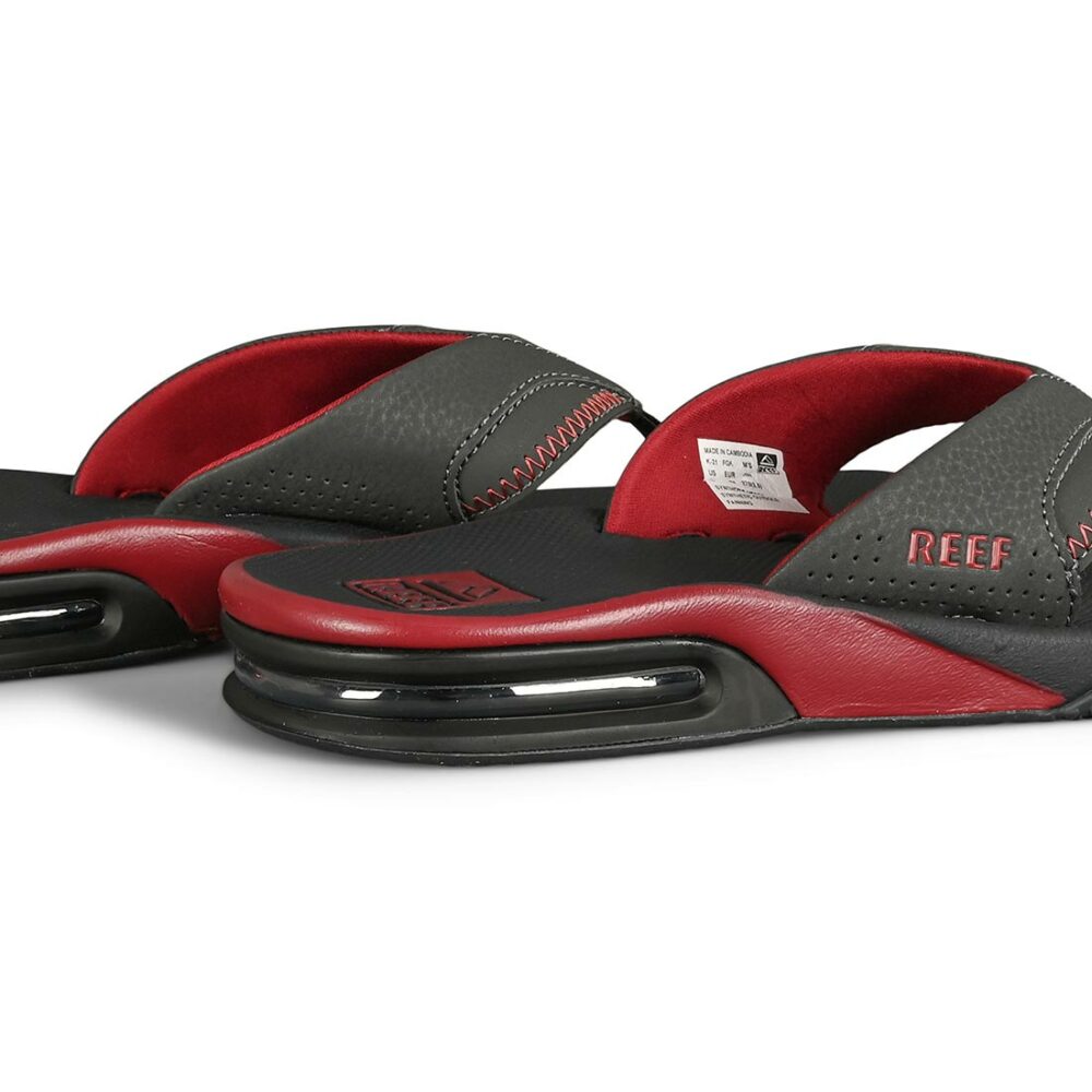 Reef Fanning Sandals - Red/Raven