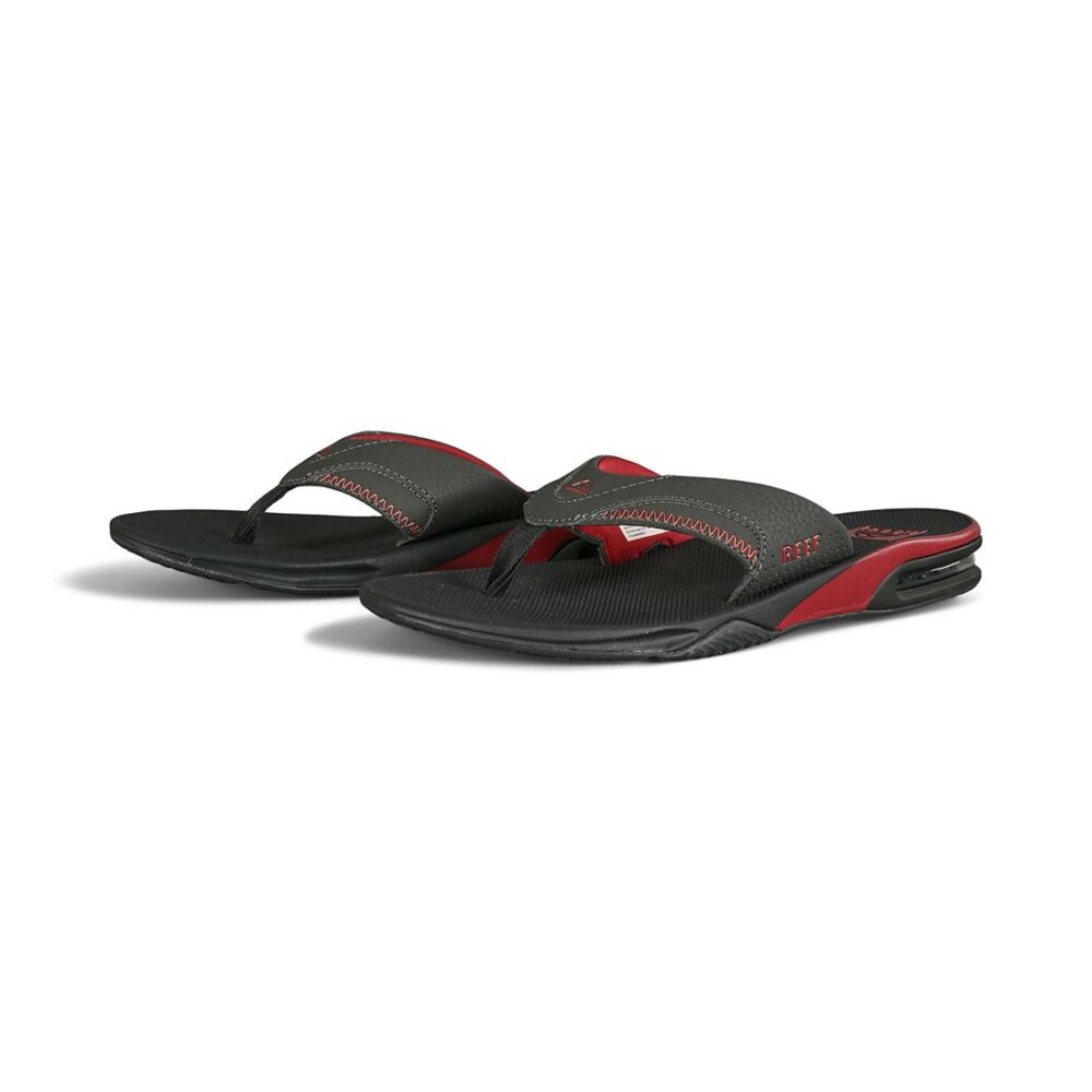 Reef Fanning Sandals - Red/Raven