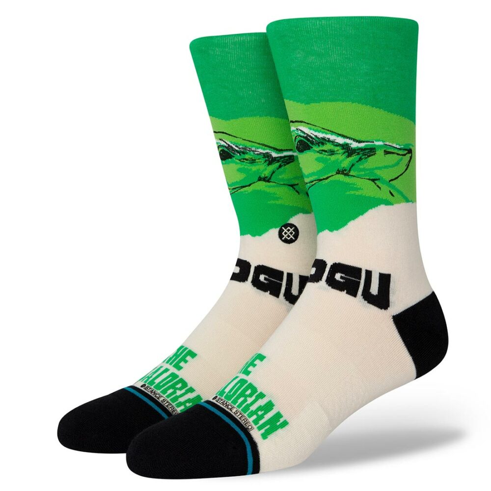 Stance Grogu West Crew Socks - Green