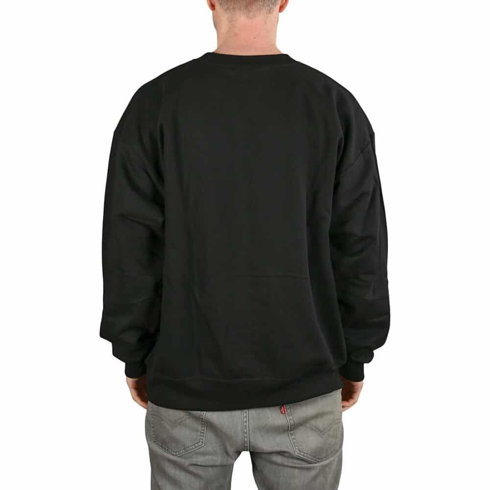 Thrasher Godzilla Burst Crew Sweater - Black