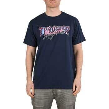 Thrasher Vice Logo S/S T-Shirt - Navy