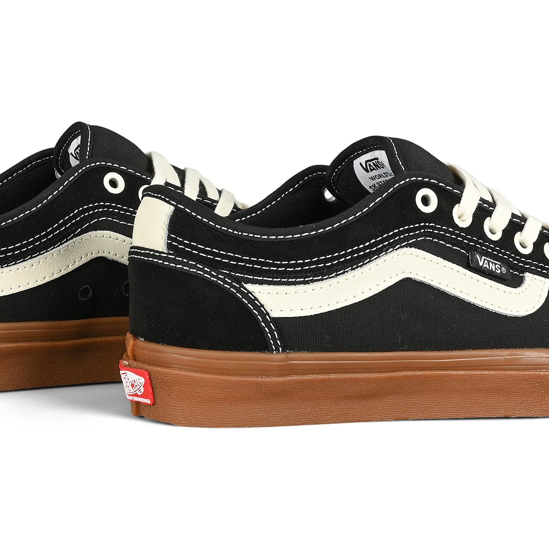 Vans chukka low oxford hotsell black & gum skate shoes