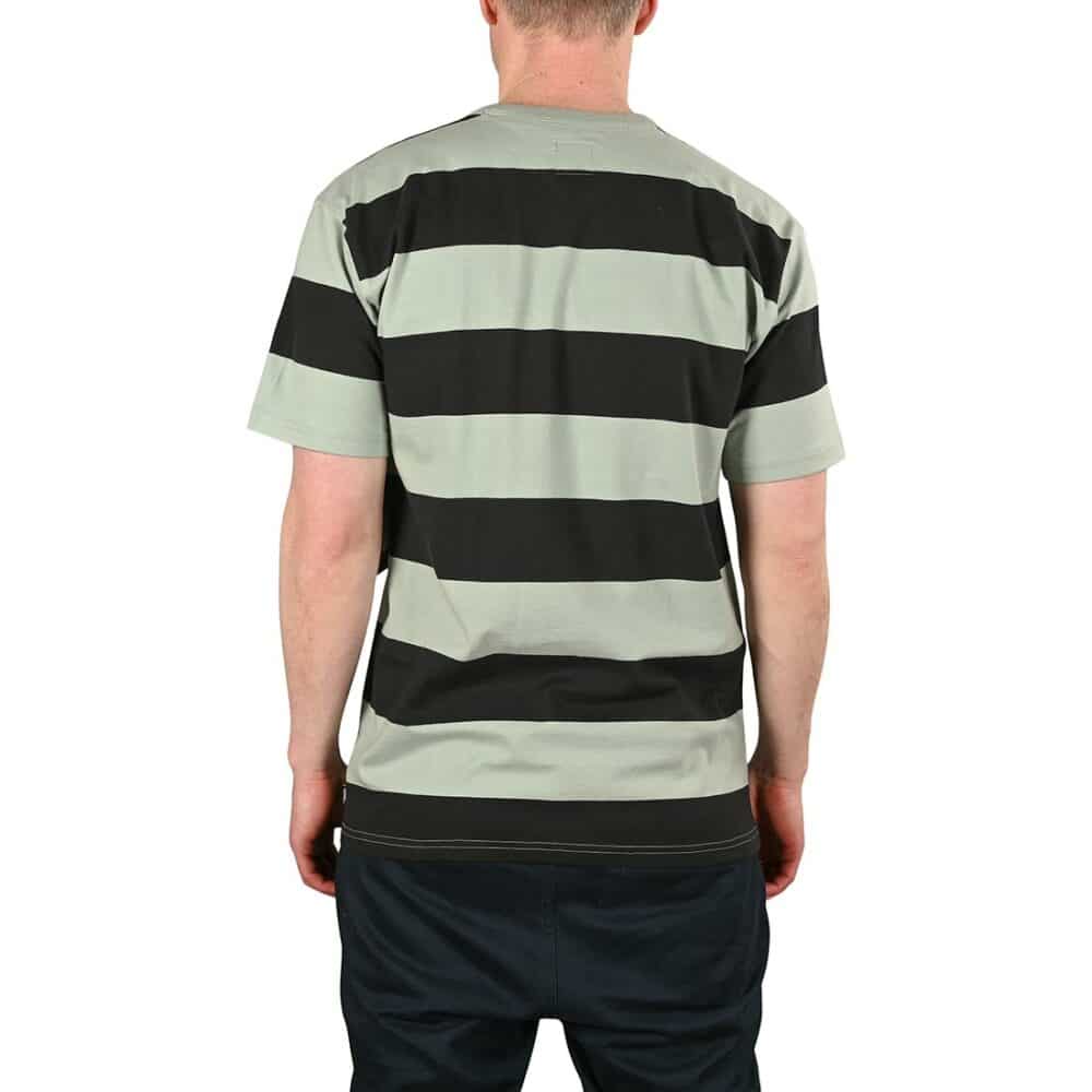 Vans Seasonal Colour Stripe S/S T-Shirt - Green Milieu/Black