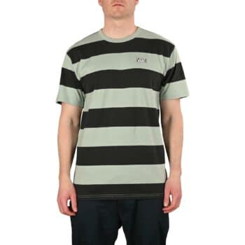 Vans Seasonal Colour Stripe S/S T-Shirt - Green Milieu/Black