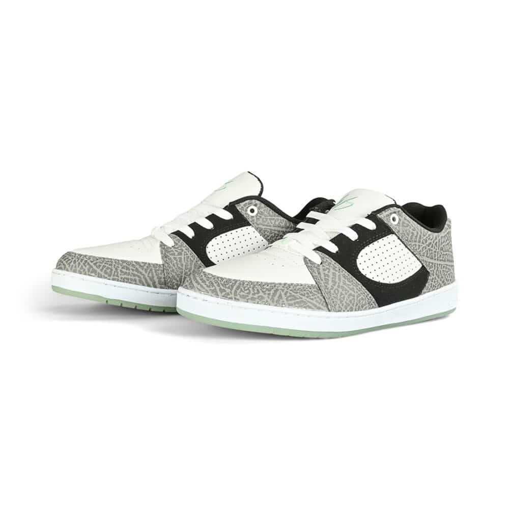 eS Accel Slim Shoes - Black/White/Turquoise