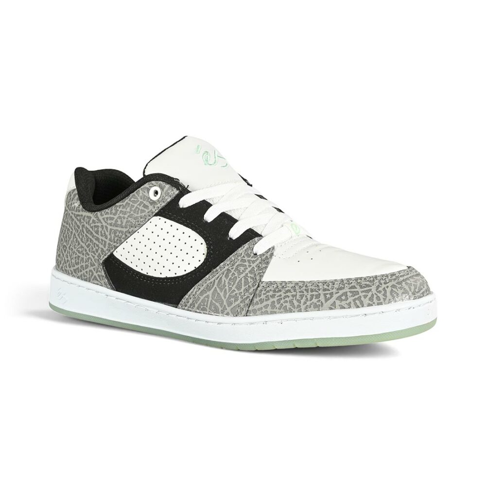 eS Accel Slim Shoes - Black/White/Turquoise