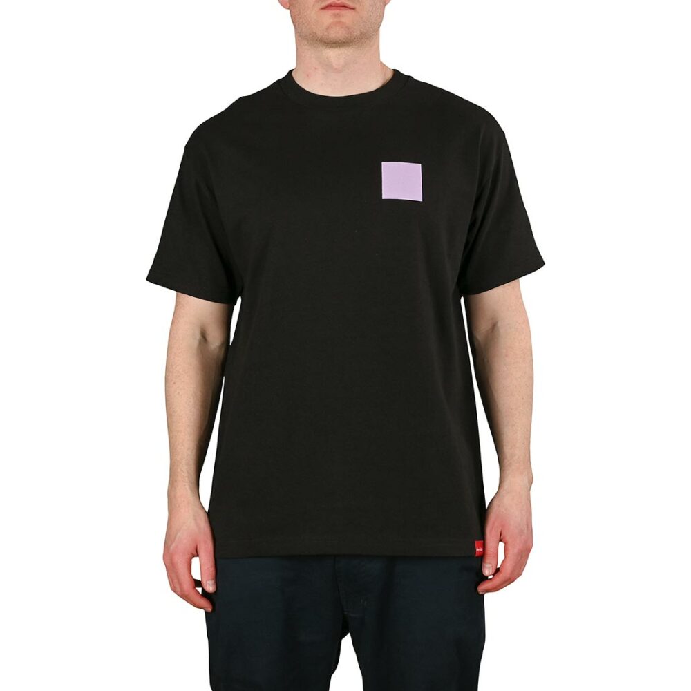 Chocolate Skateboards Lavender Square S/S T-Shirt - Black