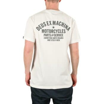 Deus Ex Machina Ibiza Address (Shield) S/S T-Shirt - White