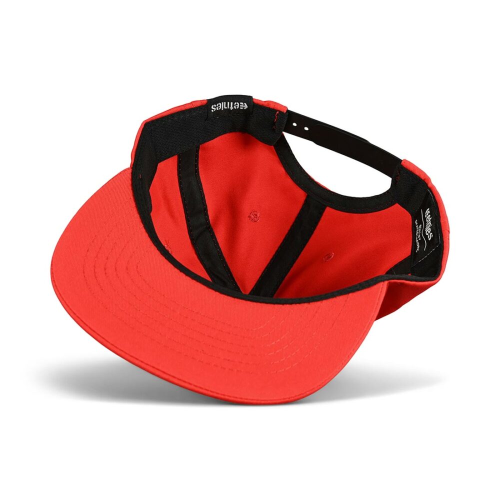 Etnies Icon Snapback Cap – Red/White