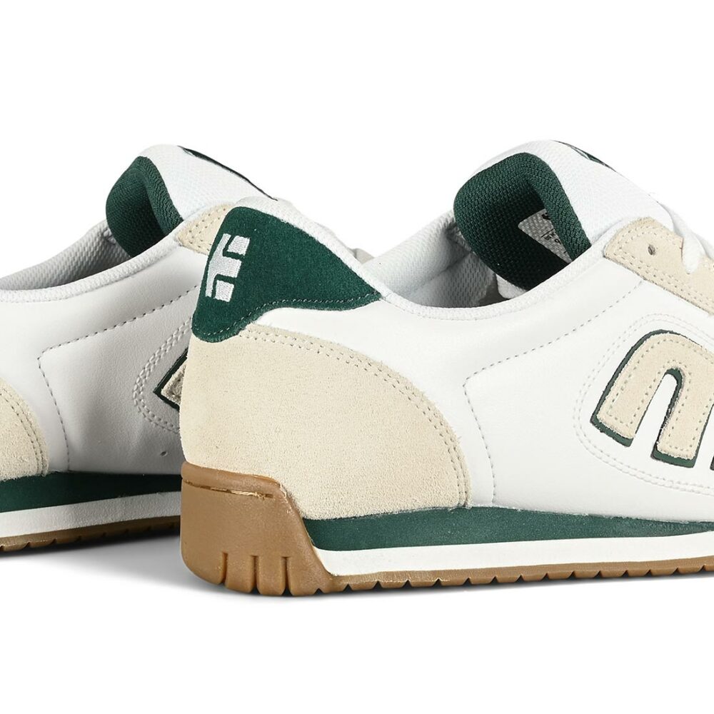 Etnies Lo-Cut II LS Skate Shoes - White/Green/Gum