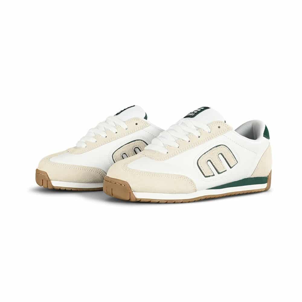 Etnies Lo-Cut II LS Skate Shoes - White/Green/Gum