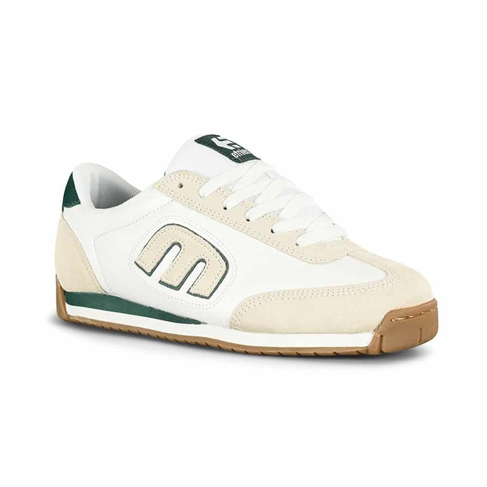 Etnies Lo-Cut II LS Skate Shoes - White/Green/Gum