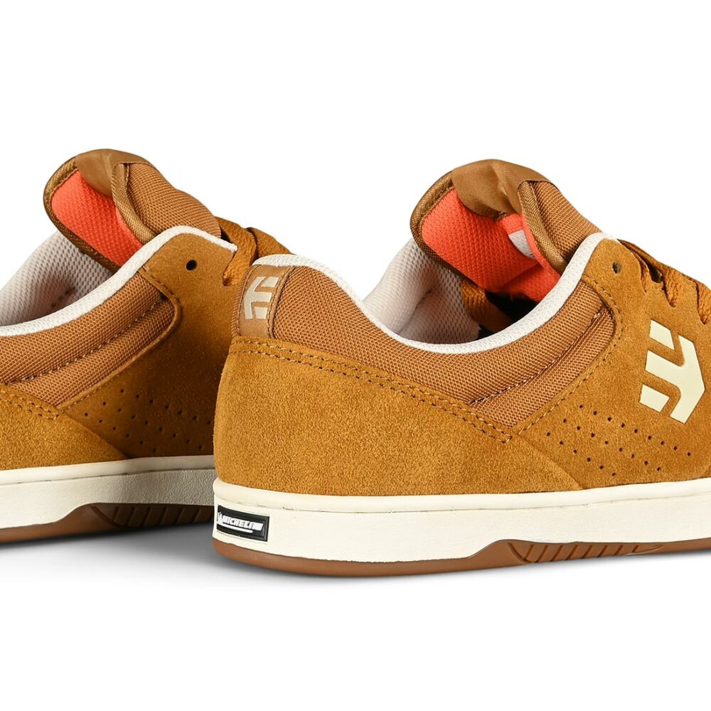 Etnies Marana Skate Shoes - Brown/Orange/White