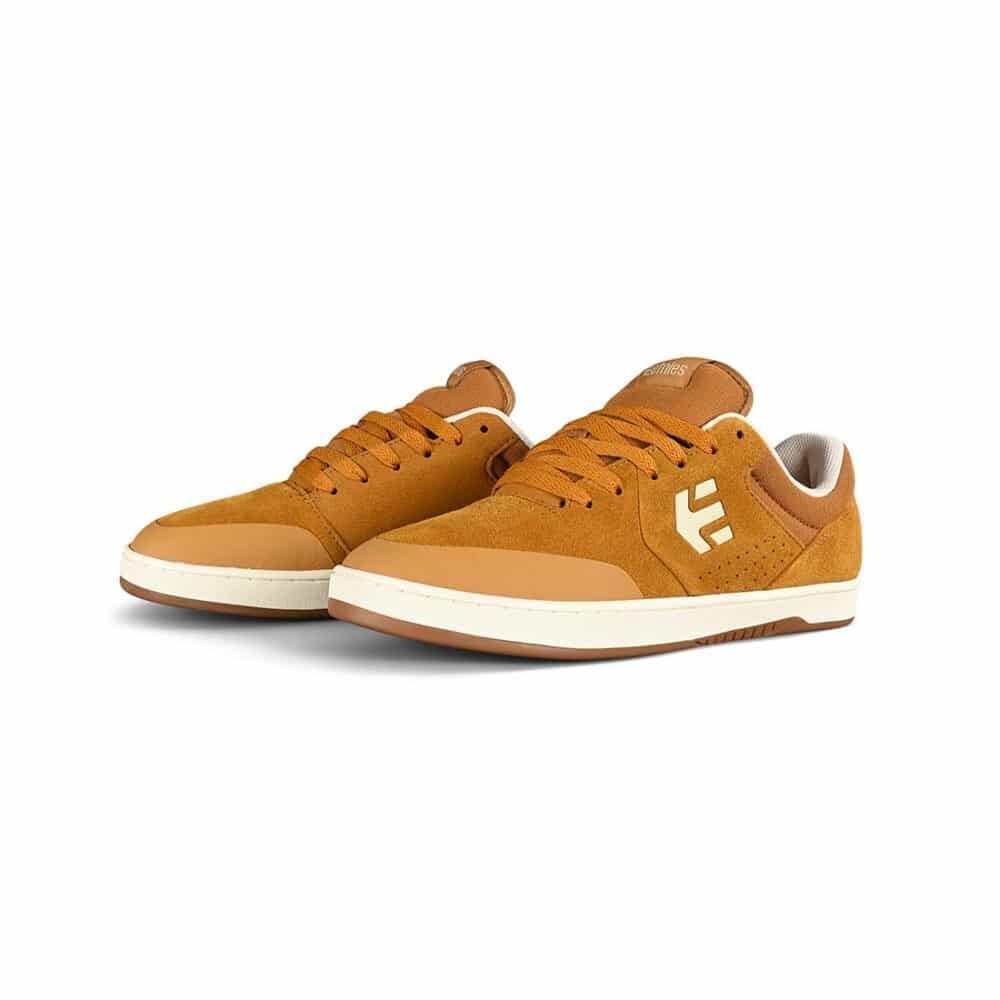 Etnies Marana Skate Shoes - Brown/Orange/White