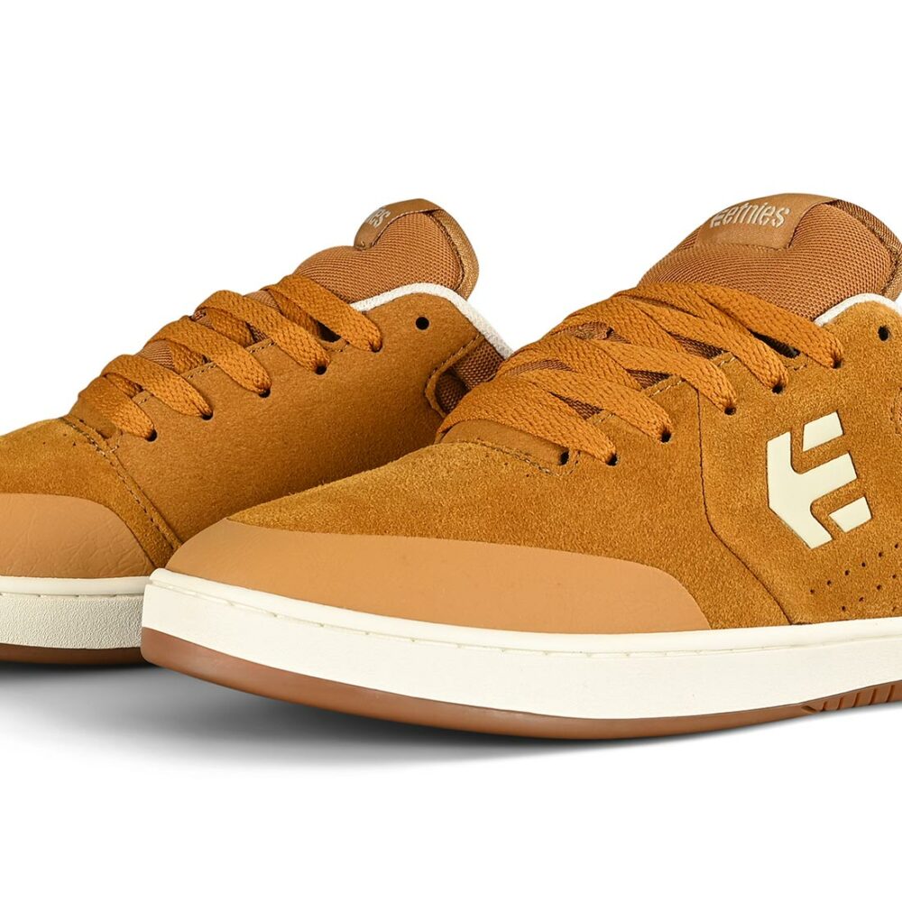 Etnies Marana Skate Shoes - Brown/Orange/White