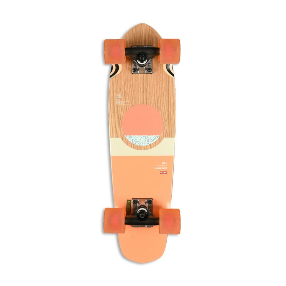 Globe Blazer 26" Complete Cruiser Skateboard - White Oak/Concrete