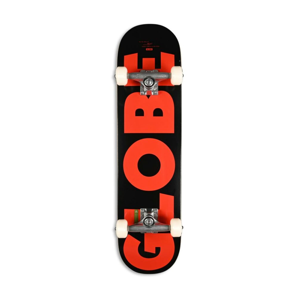 Globe G0 Fubar 7.75" Complete Skateboard - Black/Red