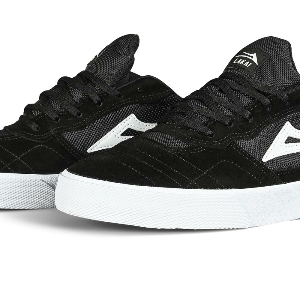 Lakai Cambridge Skate Shoes - Black/White