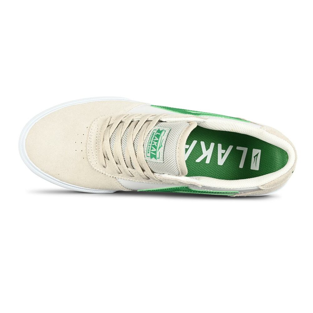 Lakai Manchester Skate Shoes - White/Grass