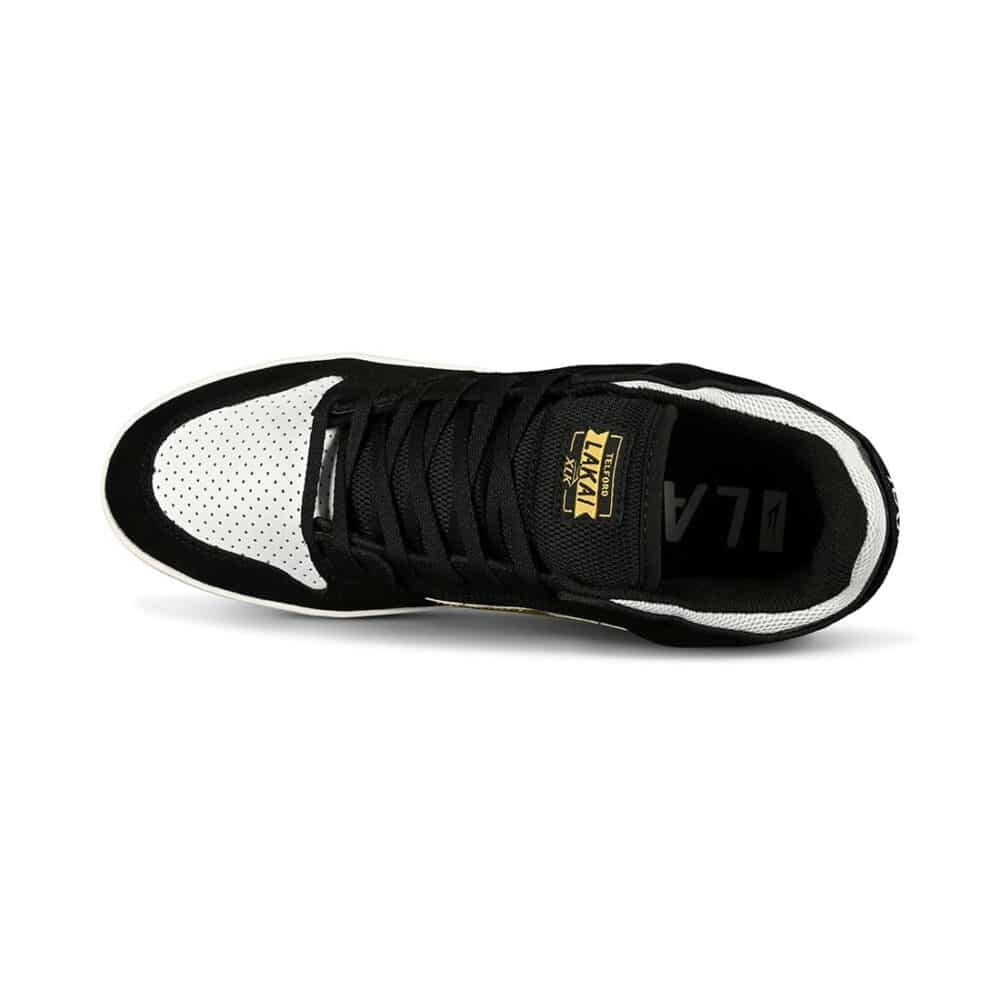 Lakai Telford Low Top Skate Shoes - Black/Gold