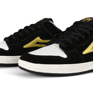 Lakai Telford Low Top Skate Shoes - Black/Gold - Supereight