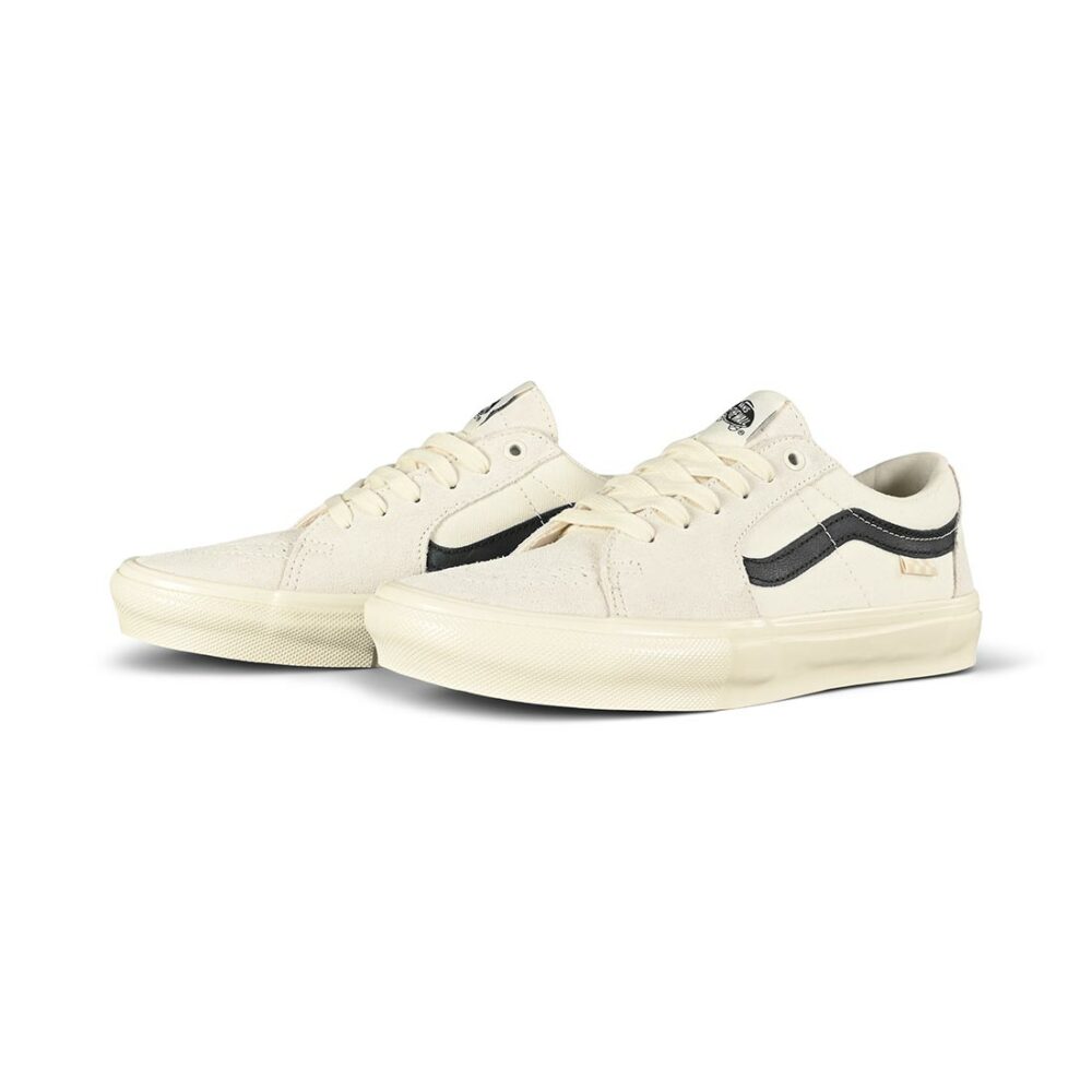 Vans Sk8-Low Skate Shoes - Marshmallow/Raven