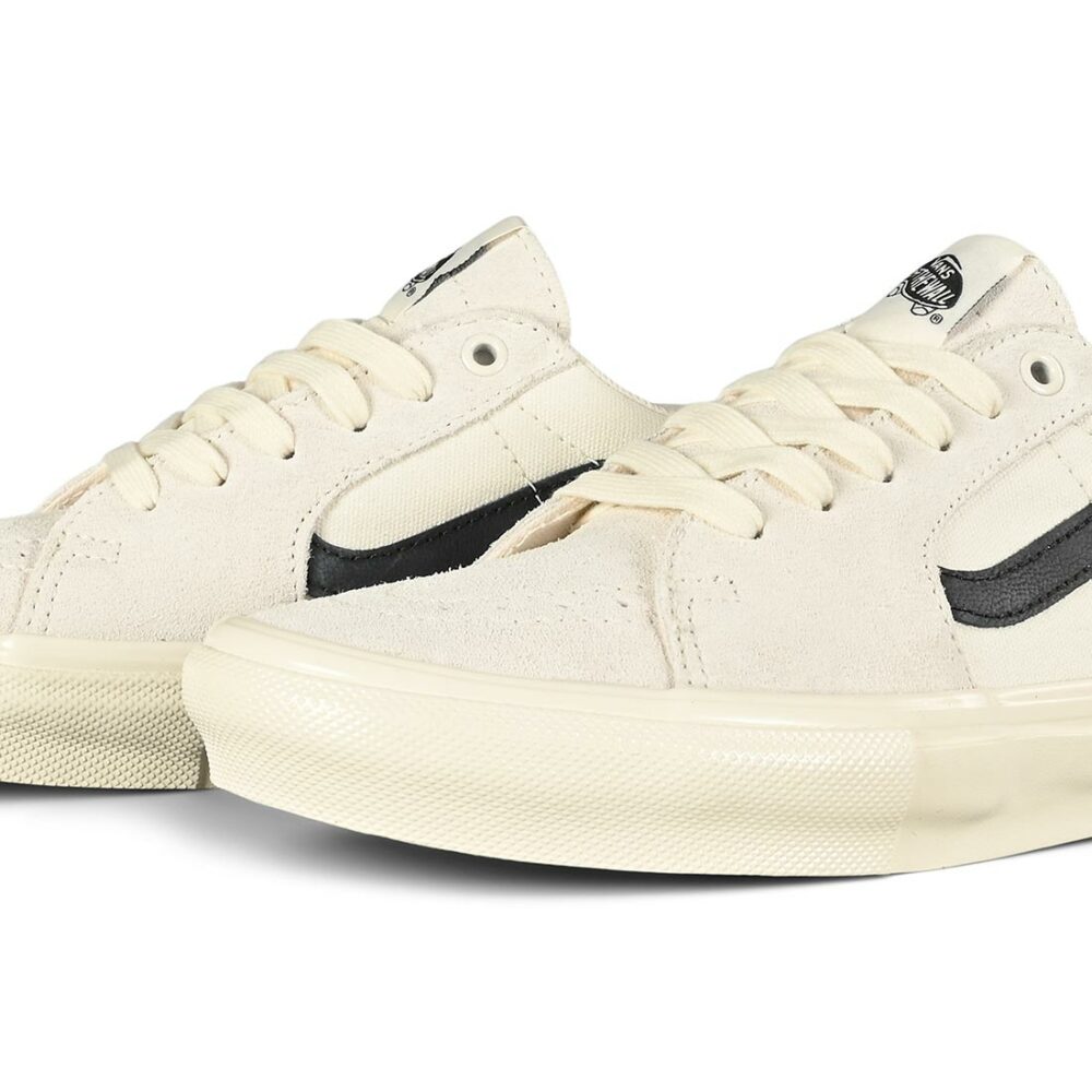 Vans Sk8-Low Skate Shoes - Marshmallow/Raven