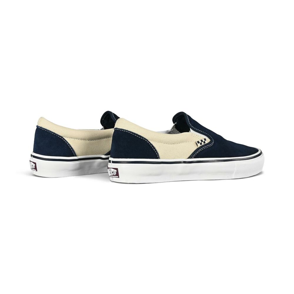 Vans Slip-On Skate Shoes - Dress Blues/Turtle Dove