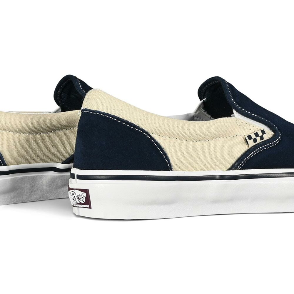 Vans Slip-On Skate Shoes - Dress Blues/Turtle Dove