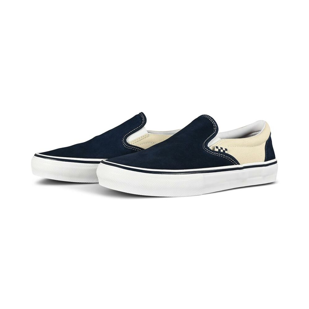 Vans Slip-On Skate Shoes - Dress Blues/Turtle Dove