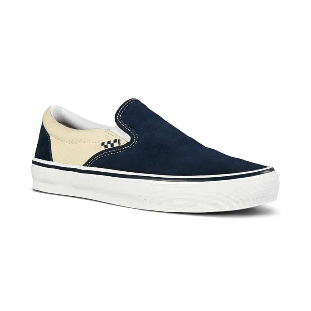 Vans Slip-On Skate Shoes - Dress Blues/Turtle Dove