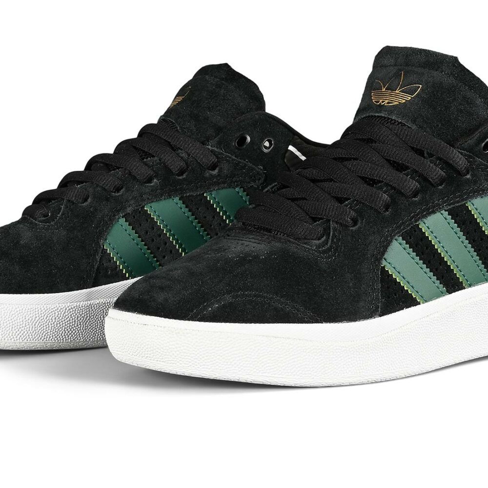 Adidas Tyshawn Skate Shoes - Core Black/Collegiate Green/Cloud White