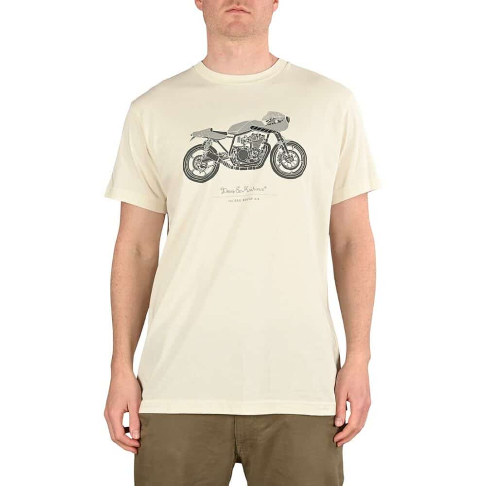 Deus Ex Machina Eau Rouge S/S T-Shirt - Vintage White