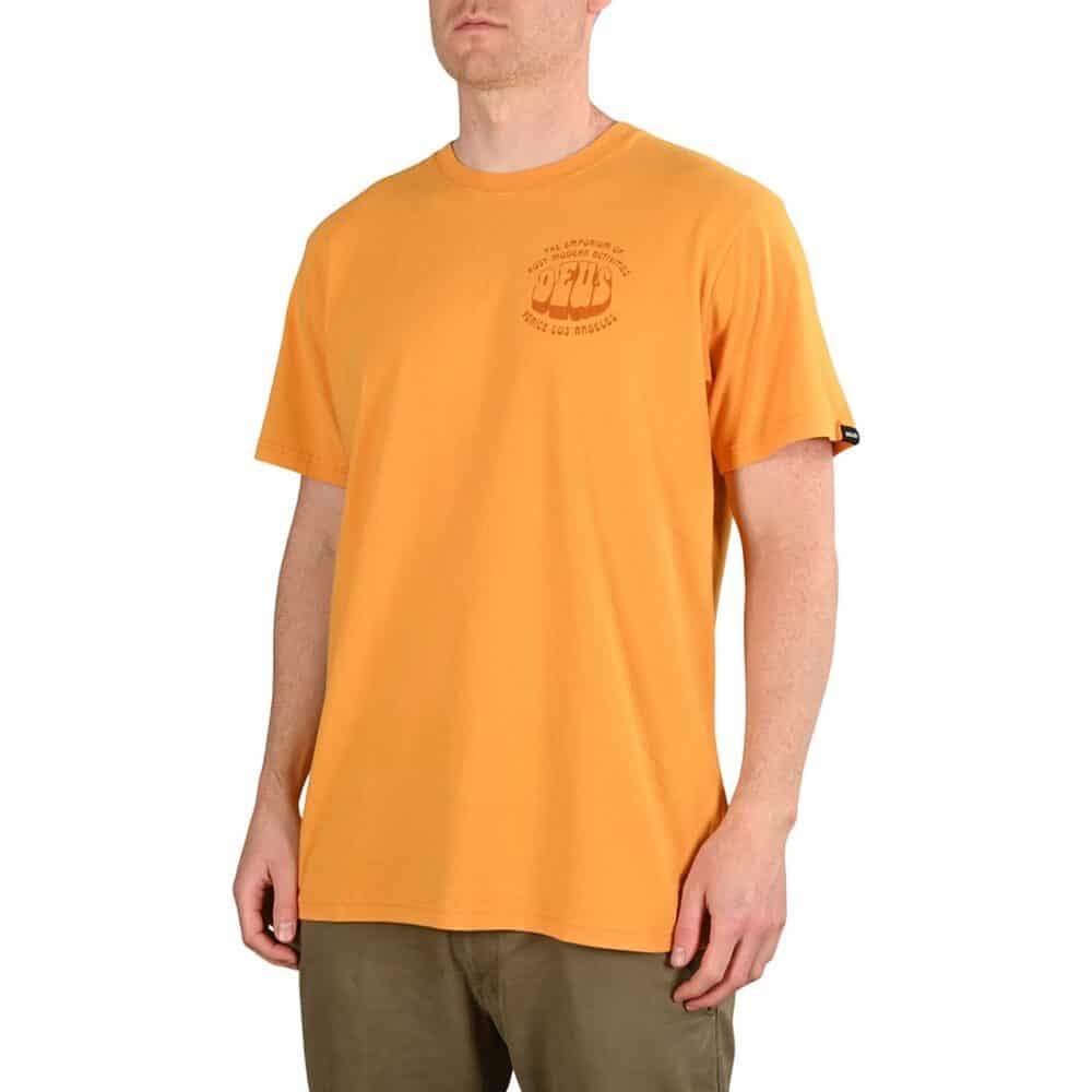 Deus Ex Machina Venice Address T-Shirt - Golden Yellow