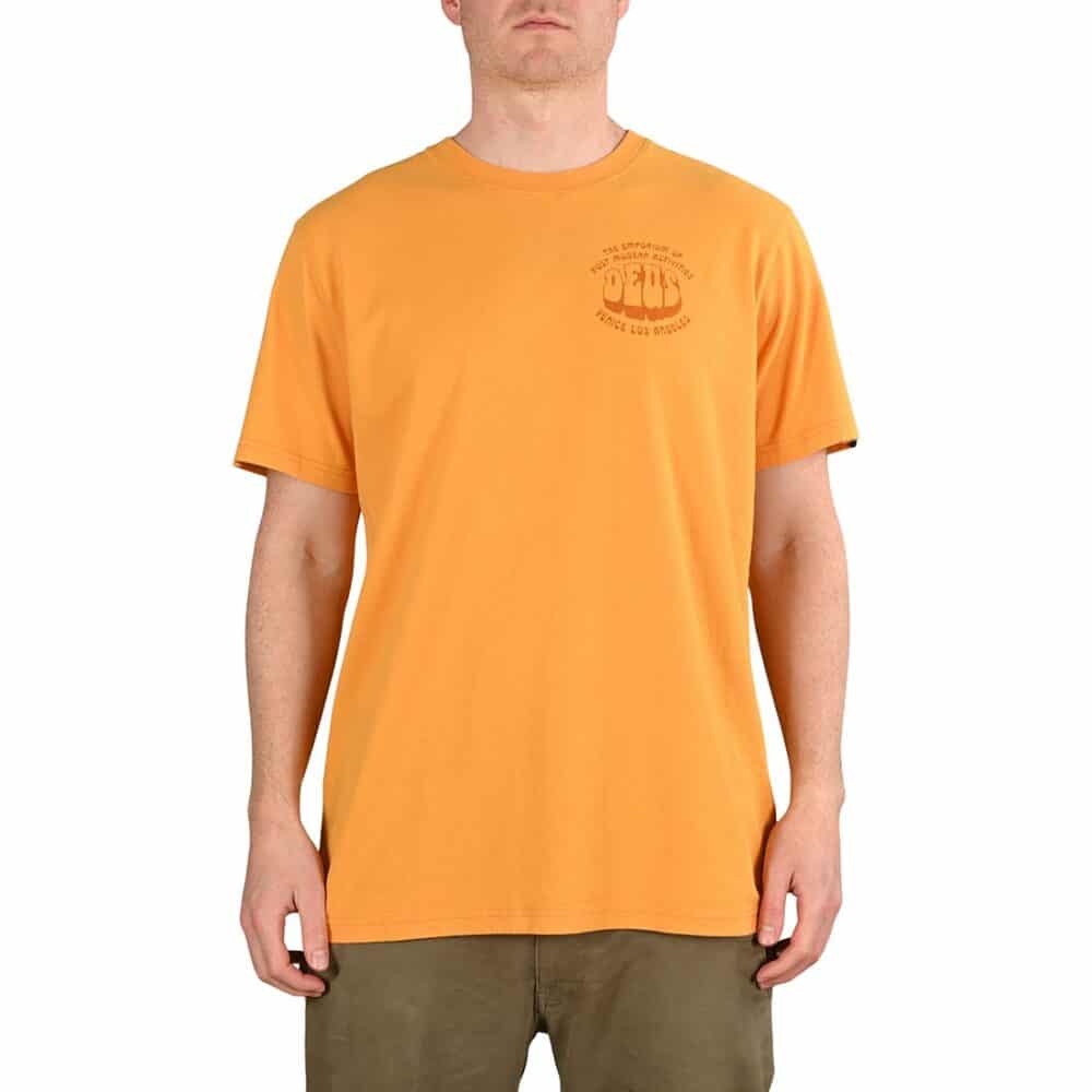 Deus Ex Machina Venice Address T-Shirt - Golden Yellow