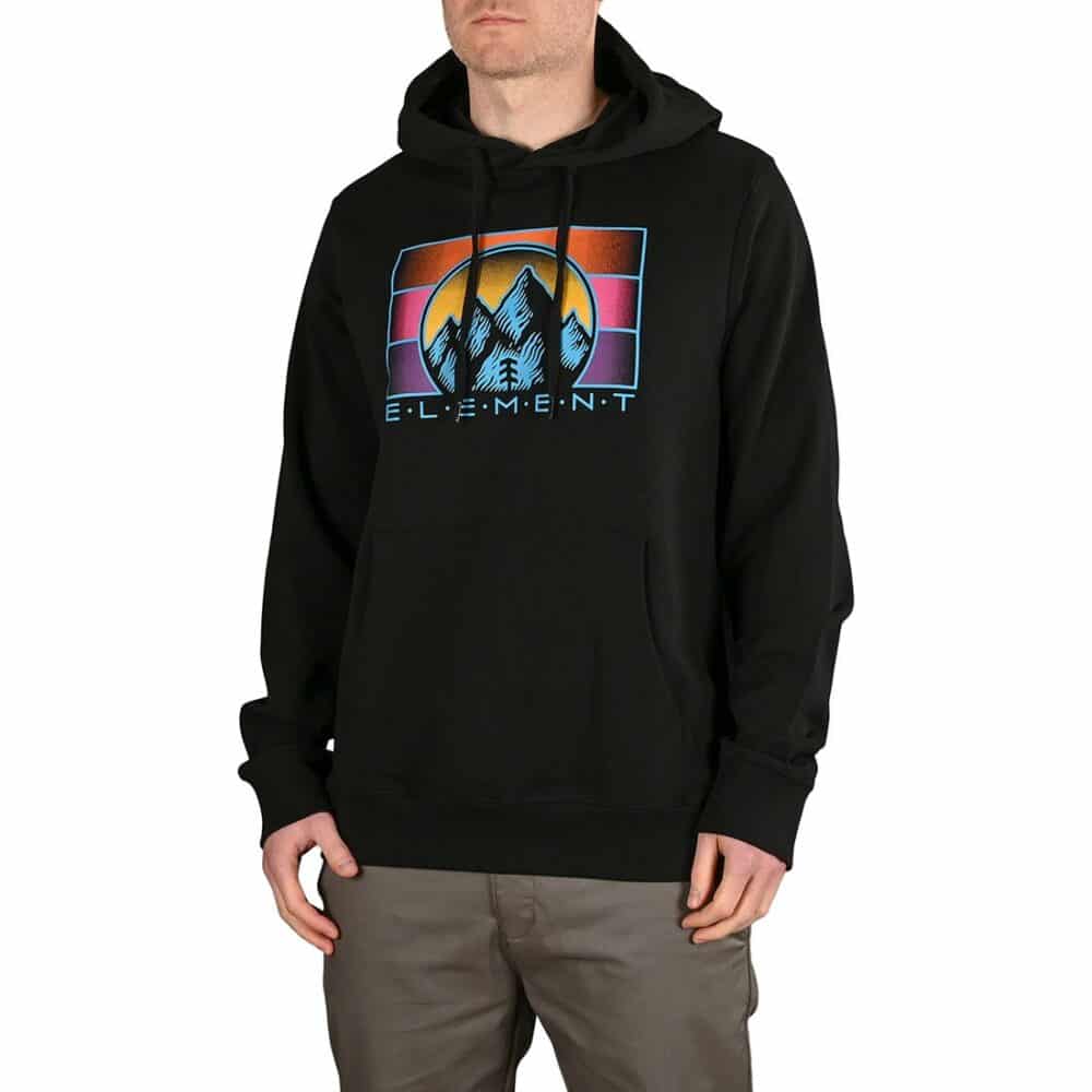 Element Palazzo Pullover Hoodie - Flint Black