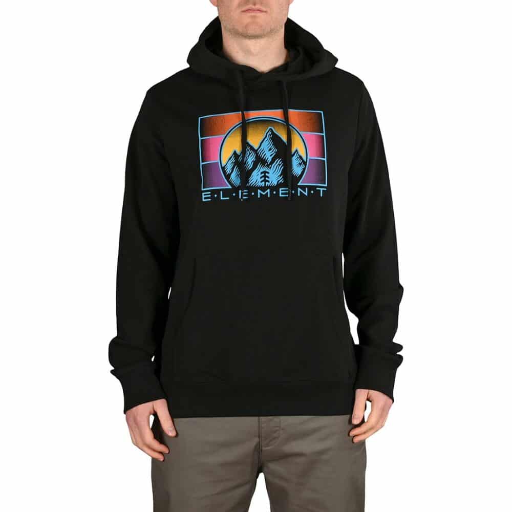 Element Palazzo Pullover Hoodie - Flint Black