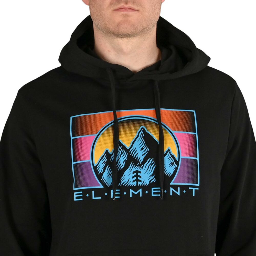 Element Palazzo Pullover Hoodie - Flint Black