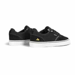 Emerica Dickson Skate Shoes - Black/White/Gold